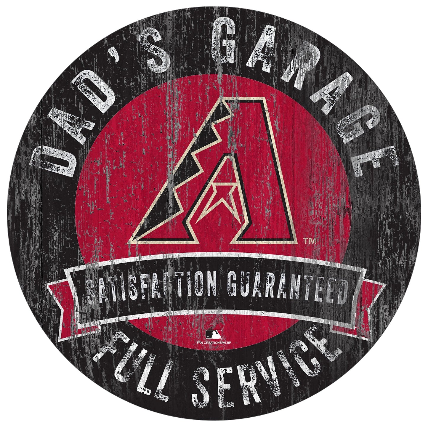 Arizona Diamondbacks Dad's Garage Sign