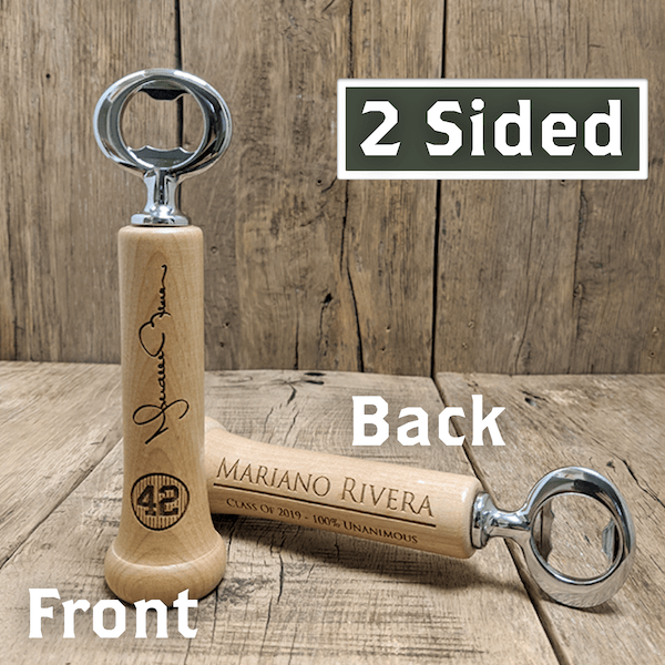 Mariano Rivera 42 Signature Series Season Opener™ | Baseball Bat Handle Bottle Opener -