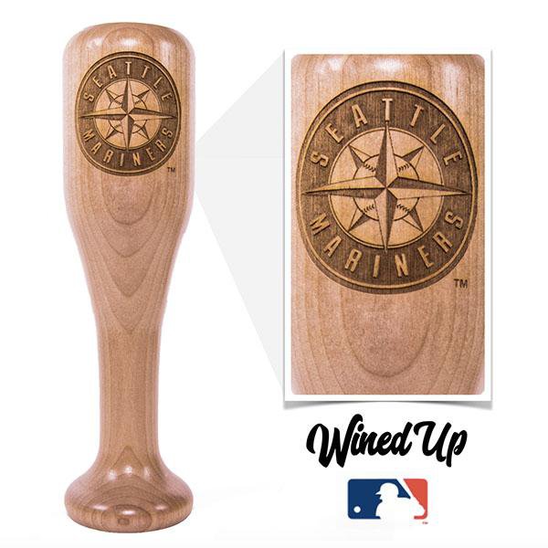baseball bat wine glass Seattle Mariners