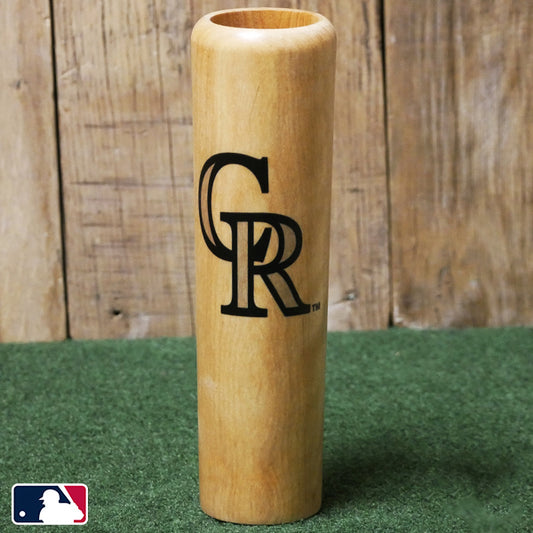 Colorado Rockies "CR" INKED! Dugout Mug® | Baseball Bat Mug