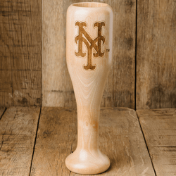 baseball bat wine glass New York Mets NY