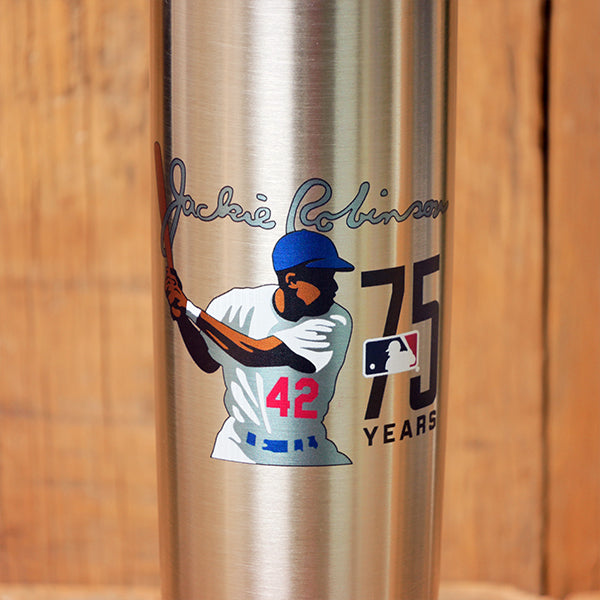 Jackie Robinson's 75th Year Anniversary Dugout Mug® | Baseball Bat Mug