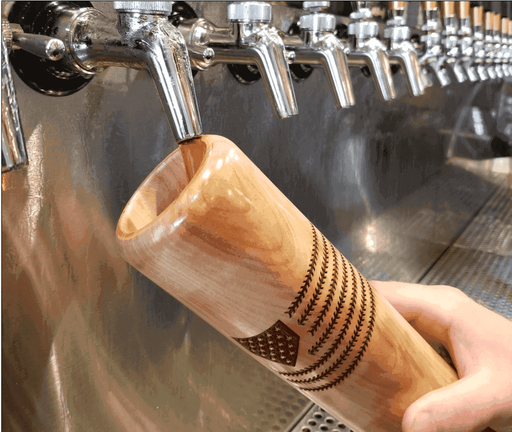 Baseball Flag Baseball Bat Mug | Dugout Mug®