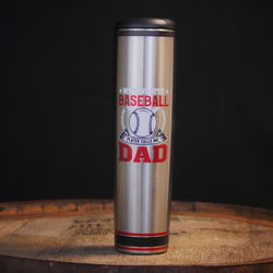 "Favorite Player Calls Me Dad" Metal Baseball Bat Mug | Dugout Mugs®