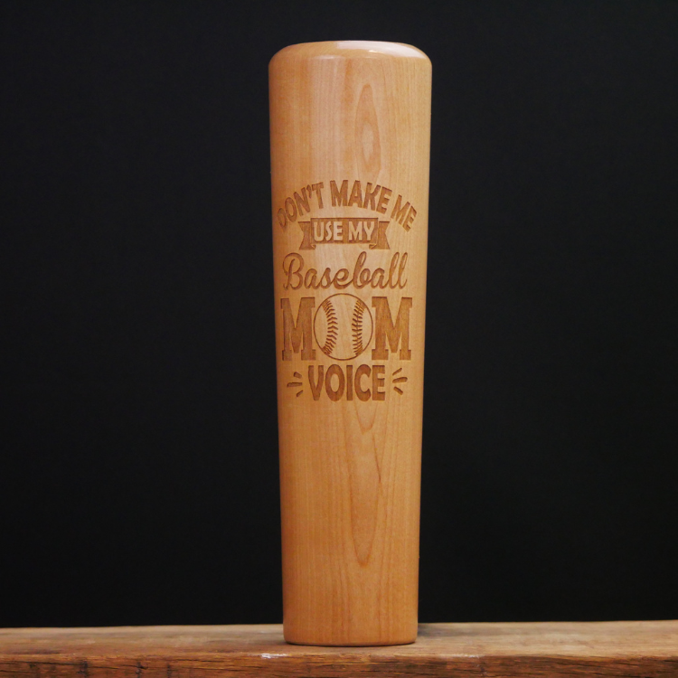 Baseball Mom Voice baseball bat mug