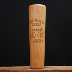 "Baseball Mom Voice" Baseball Bat Mug | Dugout Mugs®
