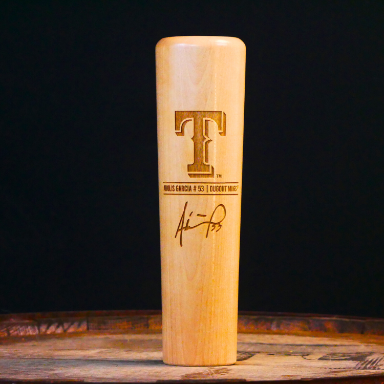 Adolis Garcia Baseball Bat Mug | Texas Rangers | Signature Series Dugout Mug®