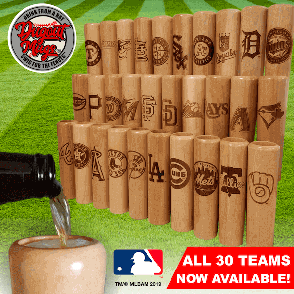 MLB Team Logo Bat Mugs | Dugout Mugs® - 