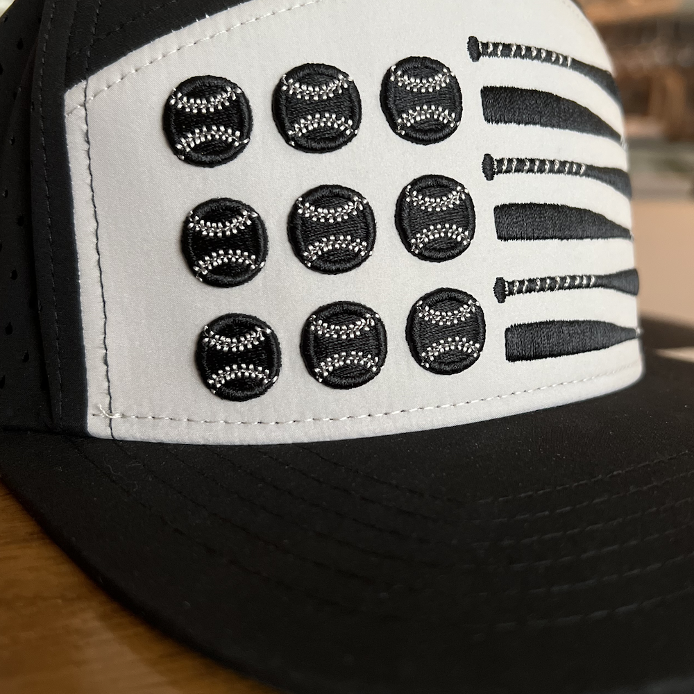 *** PRE SALE *** Baseball Flag Hat with Custom Printed Bill!