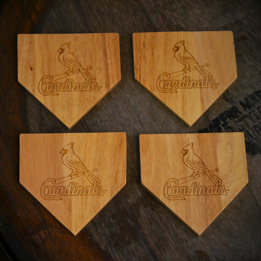 Ensemble de 4 sous-bocks St Louis Cardinals, livraison gratuite, cadeau Ensemble de 4 sous-bocks St Louis Cardinals, livraison gratuite, cadeau