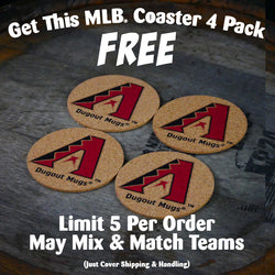 FREE MLB® 4-Pack Coasters (Just Pay S&H)