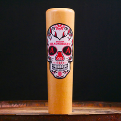 Arizona Diamondbacks Inked! Sugar Skull Dugout Mug® | Baseball Bat Mug