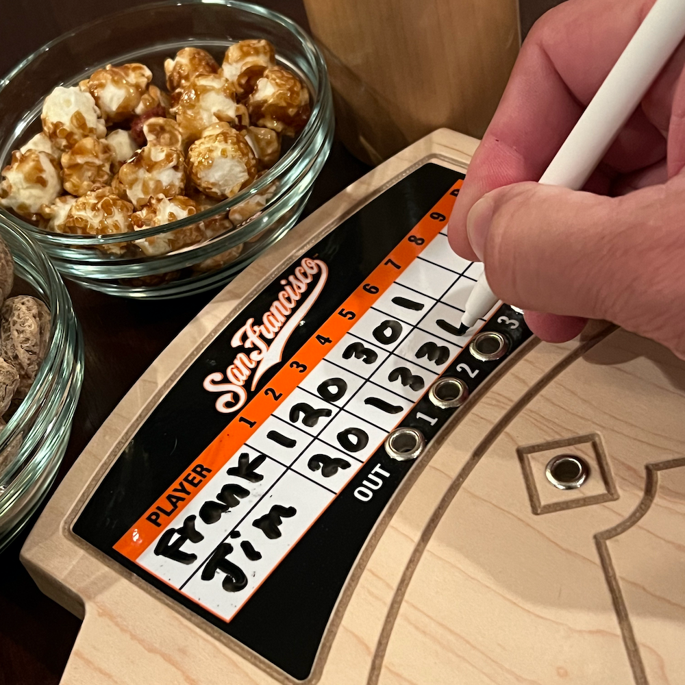San Francisco Giants Baseball Board Game with Dice