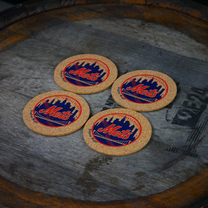 New York Mets Dugout Mugs® Cork Coasters