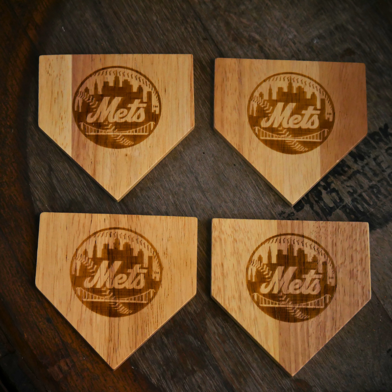 New York Mets Dugout Mug® | Wood Coaster