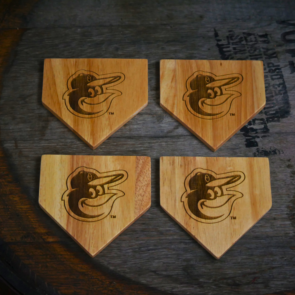 Baltimore Orioles Dugout Mug® Wood Coaster