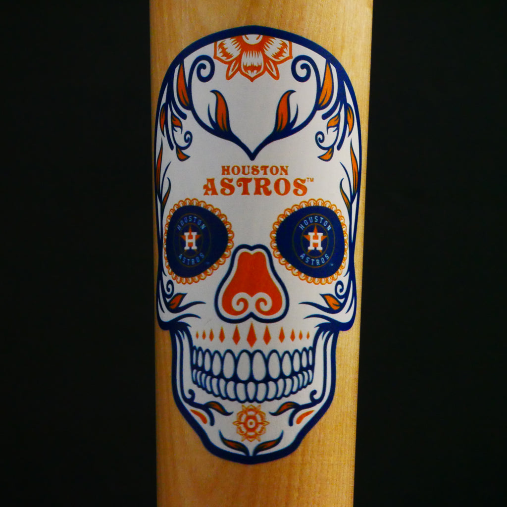 Houston Baseball Sugar Skull