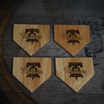 Philadelphia Phillies Dugout Mug® | Wood Coaster