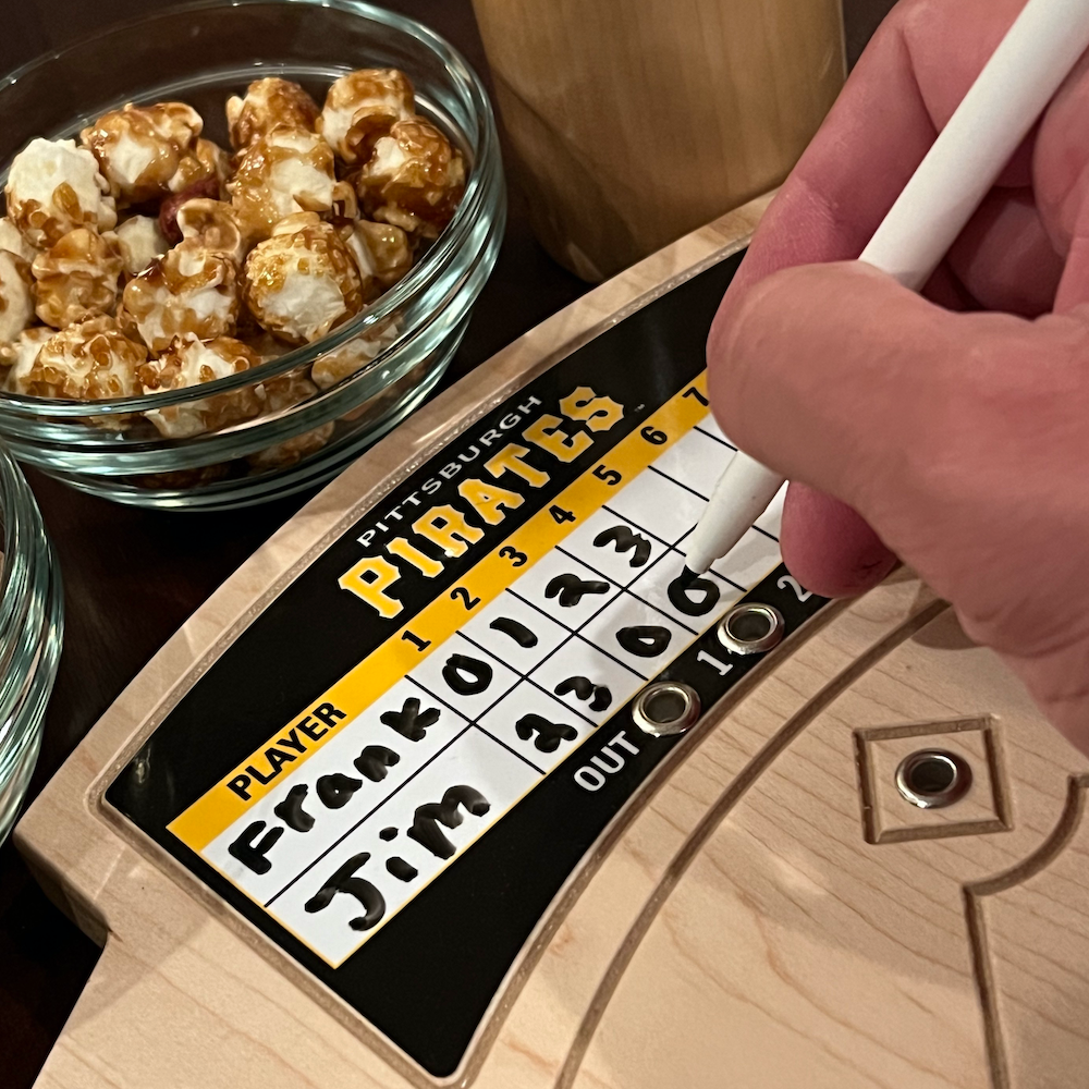 Pittsburgh Pirates Baseball Board Game with Dice