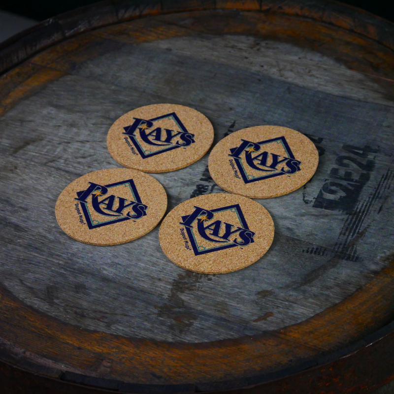 Tampa Bay Rays Dugout Mugs® Cork Coasters