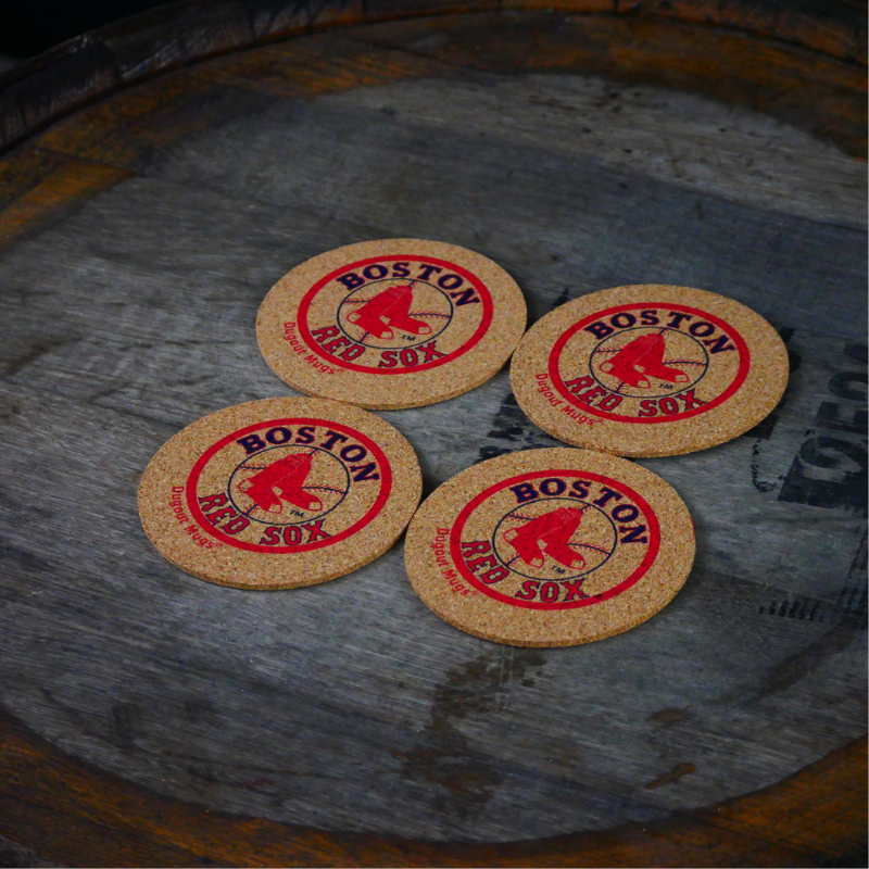 Boston Red Sox Dugout Mugs® Cork Coasters