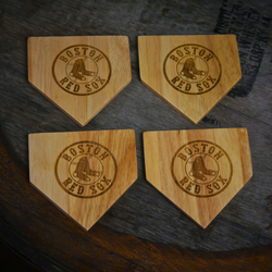 Boston Red Sox Dugout Mug® Wood Coaster