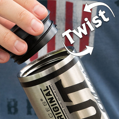 "Baseball Dad" Dugout Mugs® | Metal Baseball Bat