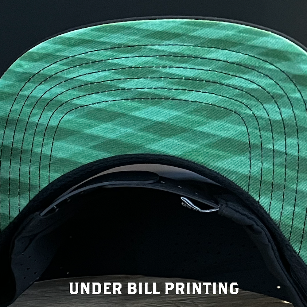 Under the bill hat printing on sale