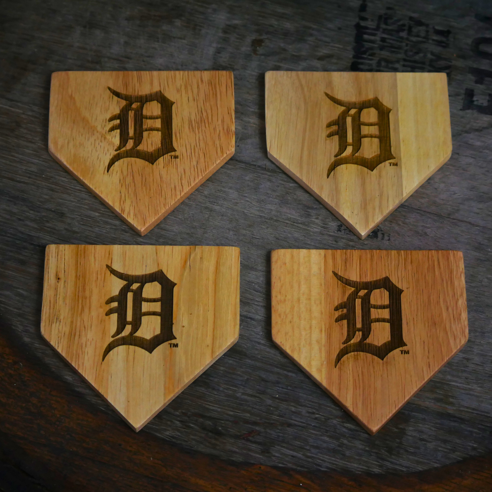 Detroit Tigers Dugout Mug® Wood Coaster