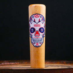 Minnesota Twins Inked! Sugar Skull Dugout Mug® | Baseball Bat Mug