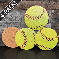 Softball Coasters | Dugout Mugs®