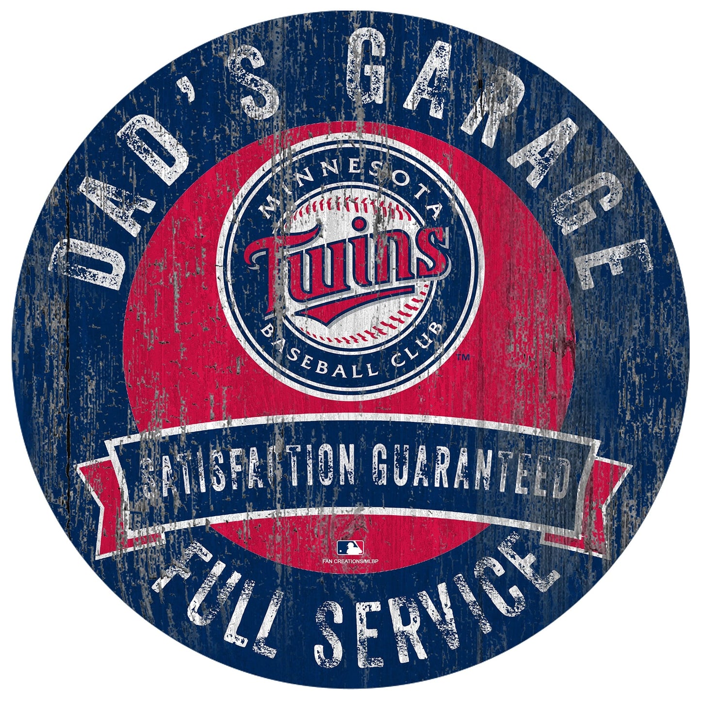 Minnesota Twins Dad's Garage Sign