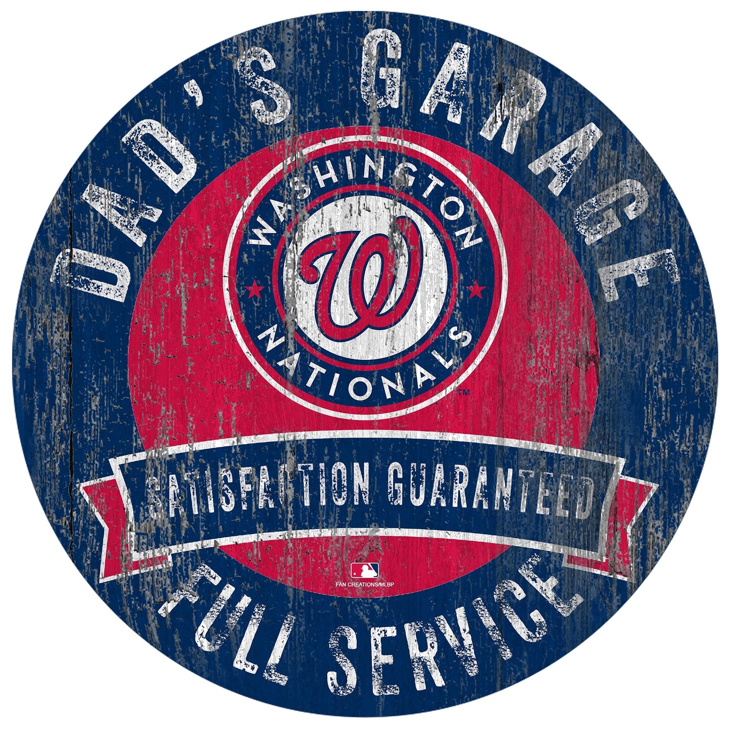 Washington Nationals Dad's Garage Sign