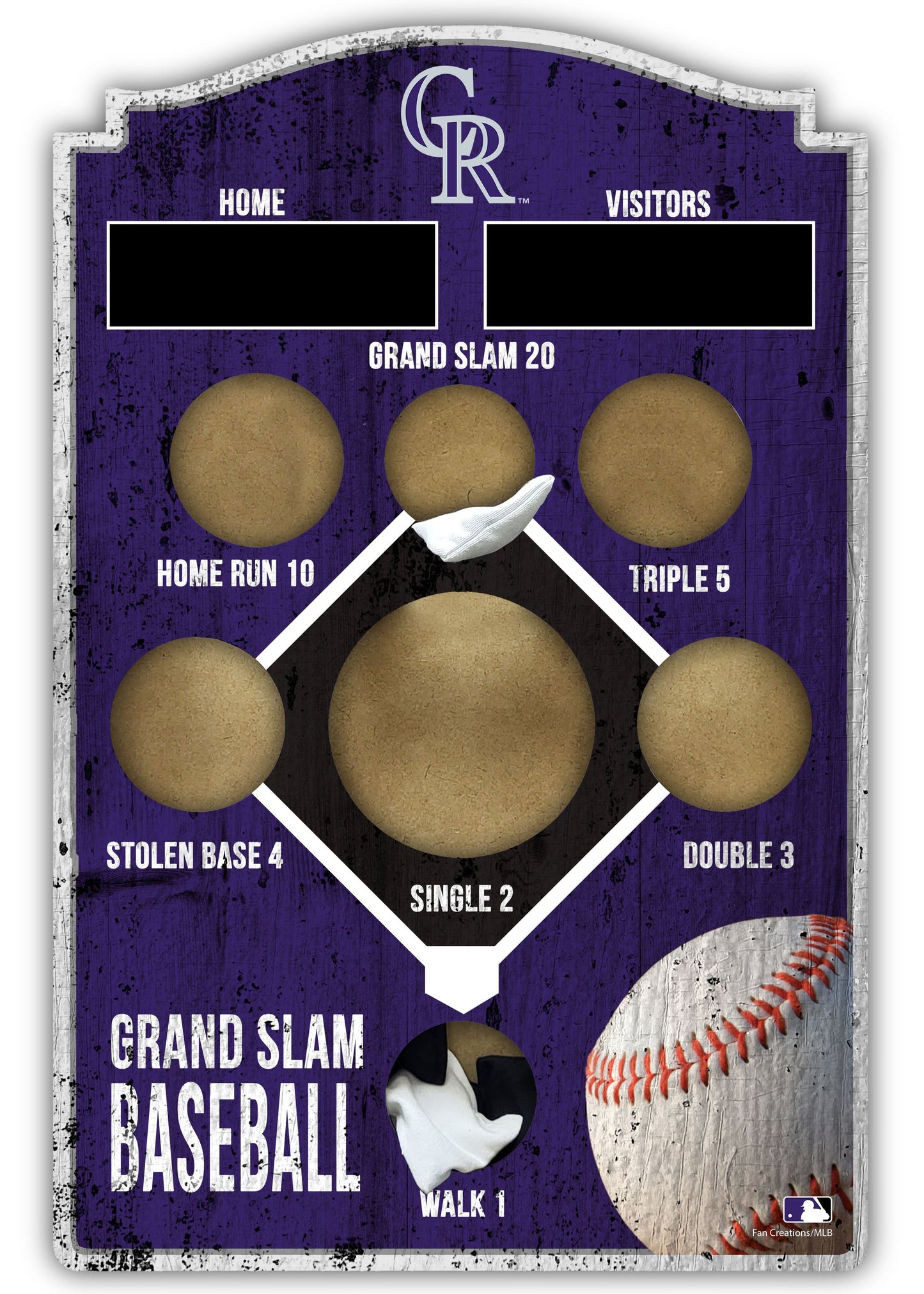 Colorado Rockies Baseball Bean Bag Toss