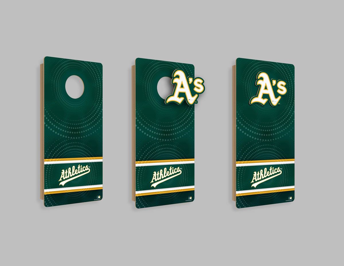 MLB Wall Art thats also Corn Hole - Oakland Athletics