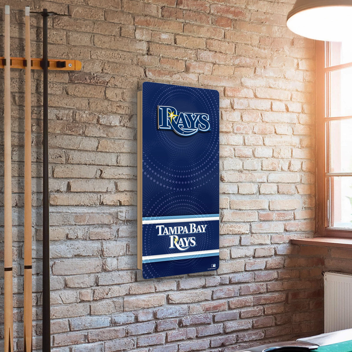 MLB Wall Art thats also Corn Hole - Tampa Bay Rays