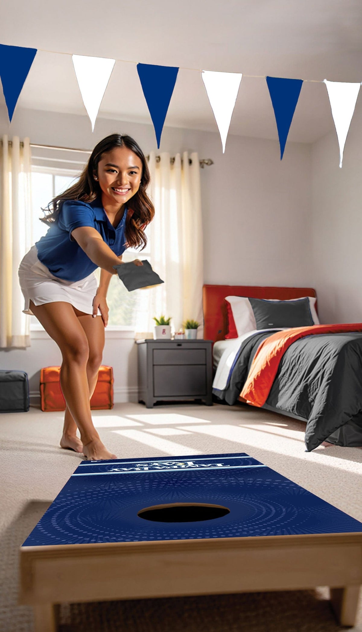 MLB Wall Art thats also Corn Hole - Tampa Bay Rays