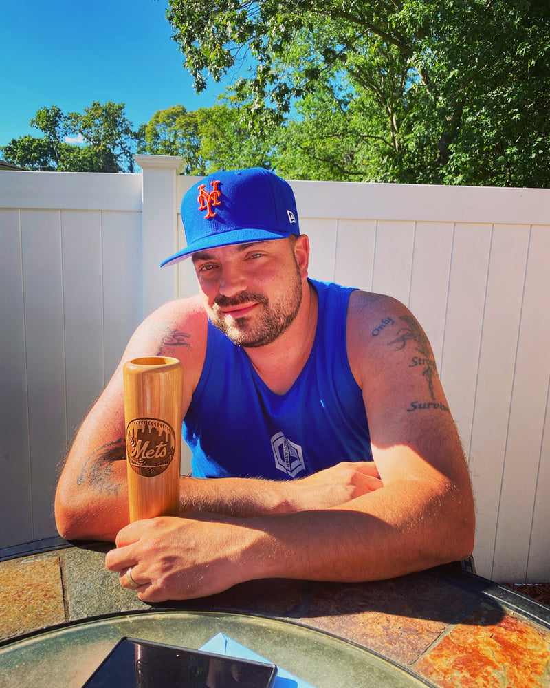 MLB wood baseball bat mug from Dugout Mugs