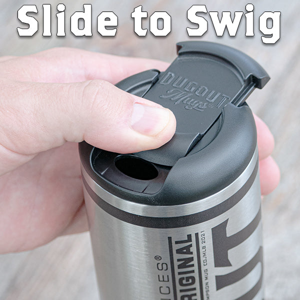 "Baseball Dad" Dugout Mugs® | Metal Baseball Bat