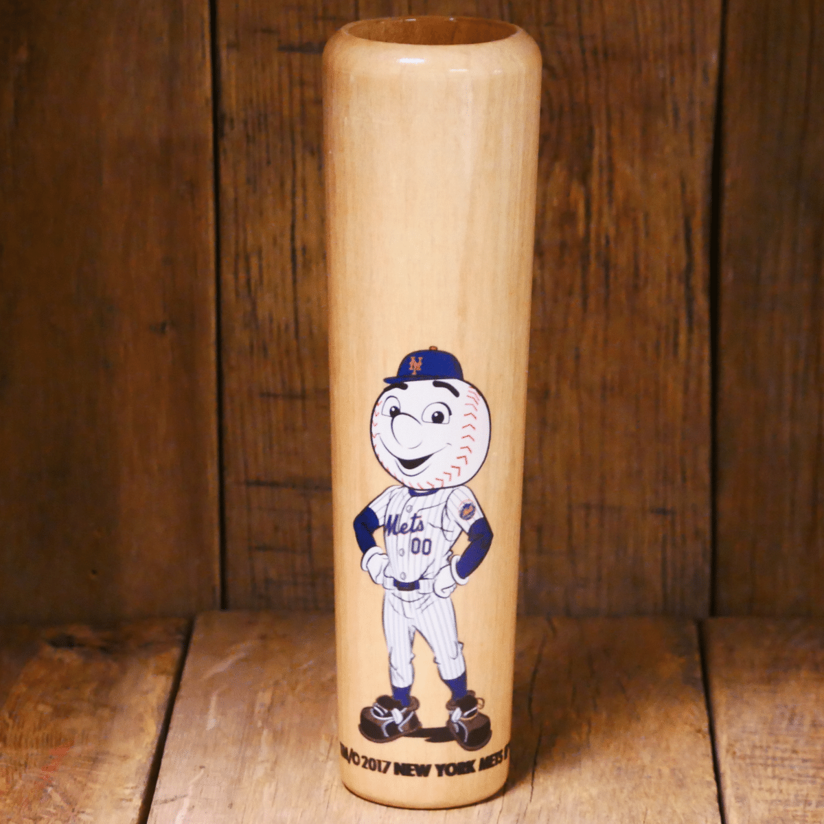 New York Mets Mr. Met Wood Sign 