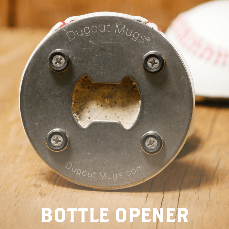 Blank "Cutter" - Half Baseball Bottle Opener