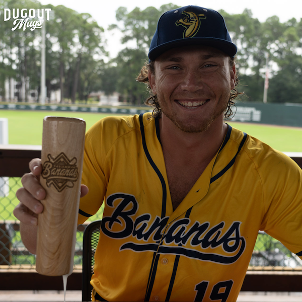 Savannah Bananas "Diamond" Dugout Mug® | Baseball Bat Mug