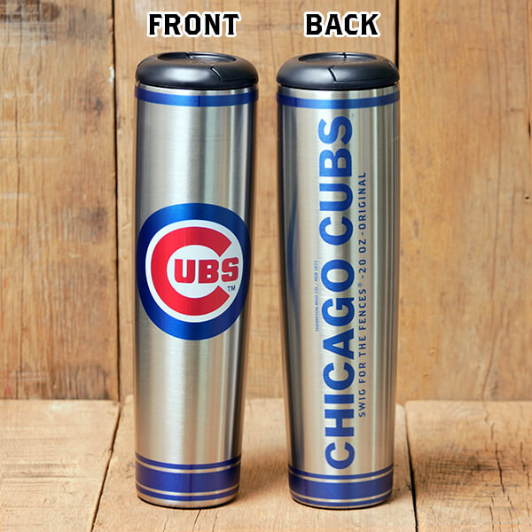 Chicago Cubs Metal Dugout Mug | Stainless Steel Baseball Bat Mug