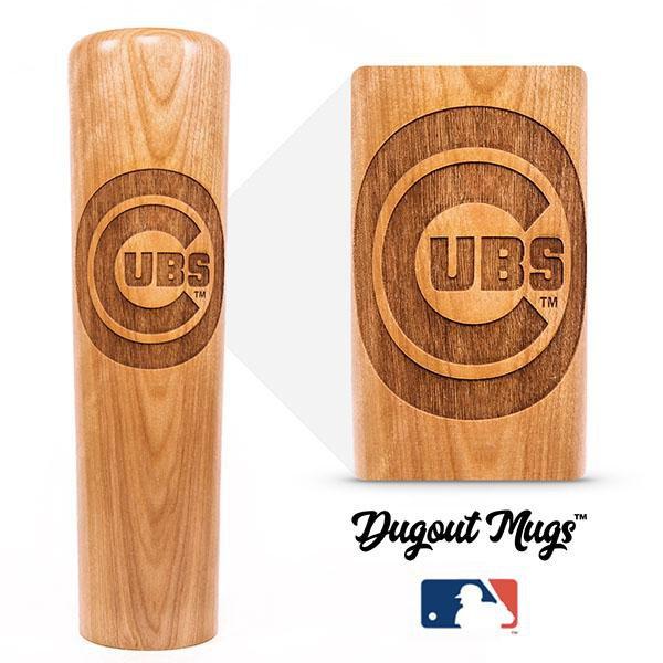 baseball bat mug Chicago Cubs
