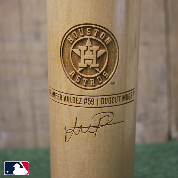 Framber Valdez Baseball Bat Mug | Houston Astros | Signature Series Dugout Mug®