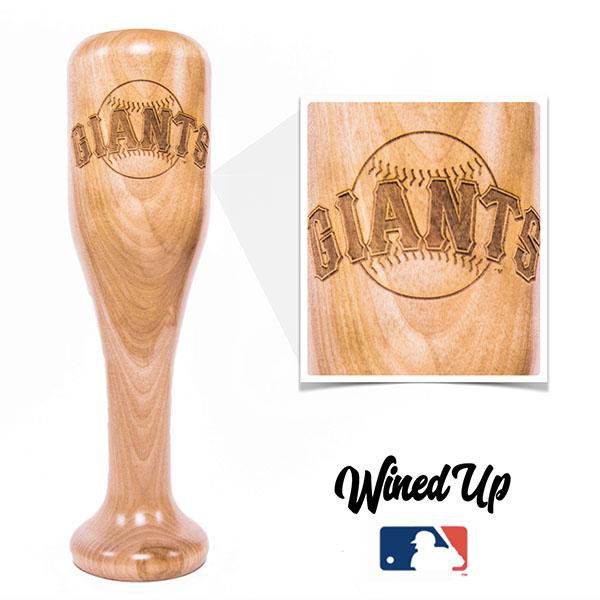 baseball bat wine glass San Francisco Giants