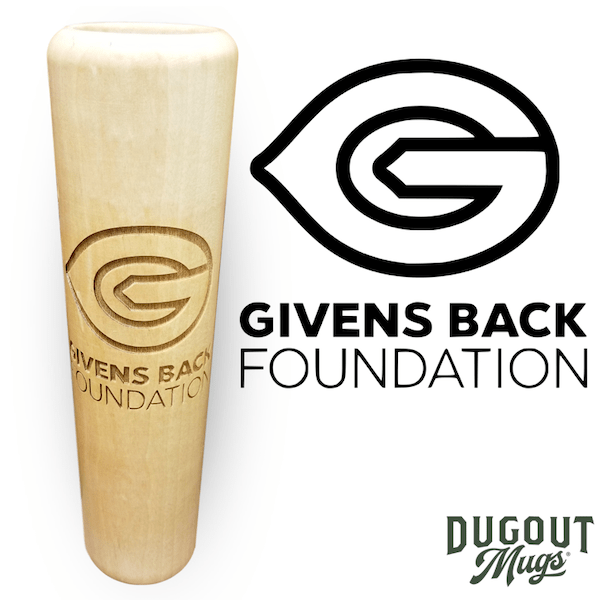 Givens Back Foundation Dugout Mugs® - Givens Back Logo Dugout Mug®