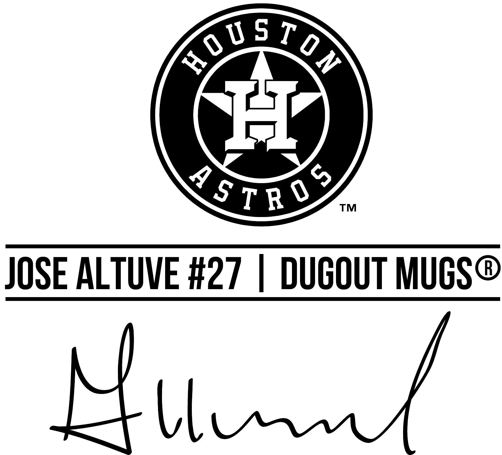 José Altuve 27 Houston Astros baseball signature 2023 Vintage