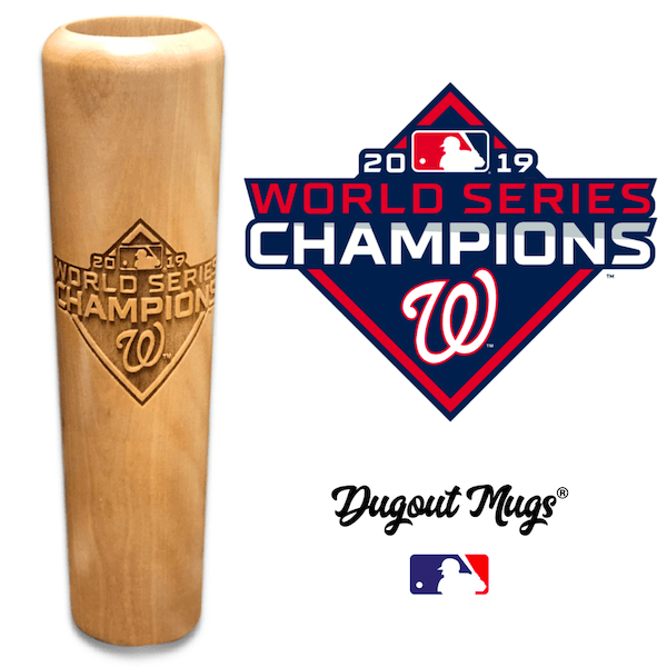 Washington Nationals World Series Championship Bat Mug - Dugout Mugs® - 