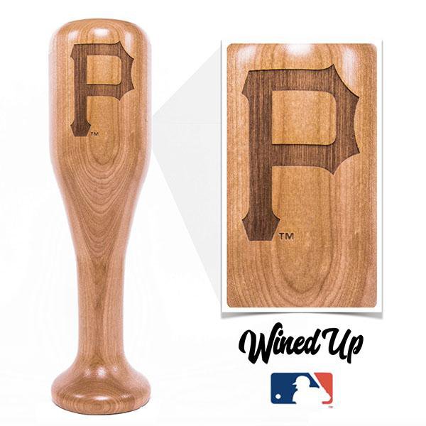 baseball bat wine glass Pittsburgh Pirates P